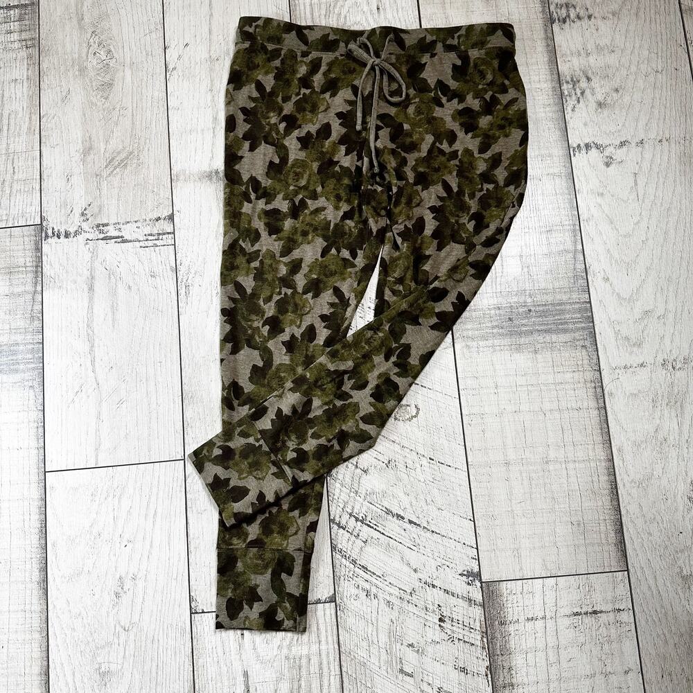 Xhilaration Camouflage Floral Sleep Lounge Jogger Pants Drawstring Large NWT